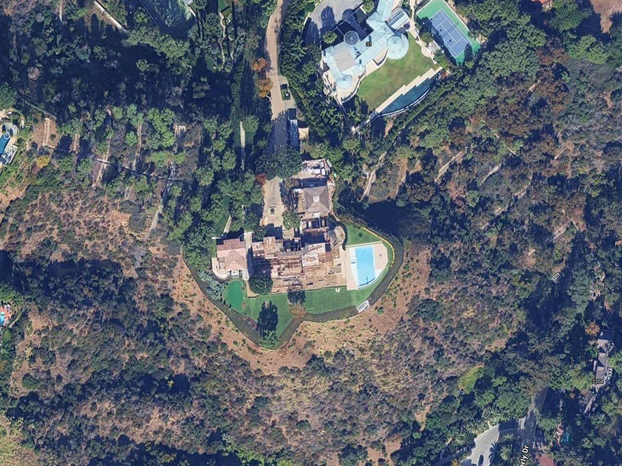 Adele's home in Beverly Hills, CA